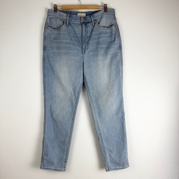 Madewell Stovepipe Jeans Denim Hume Wash Workwear Edition 32 - Picture 2 of 10